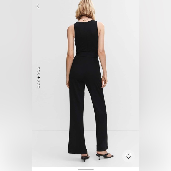 NWT | black Mango jumpsuit - Picture 2 of 2